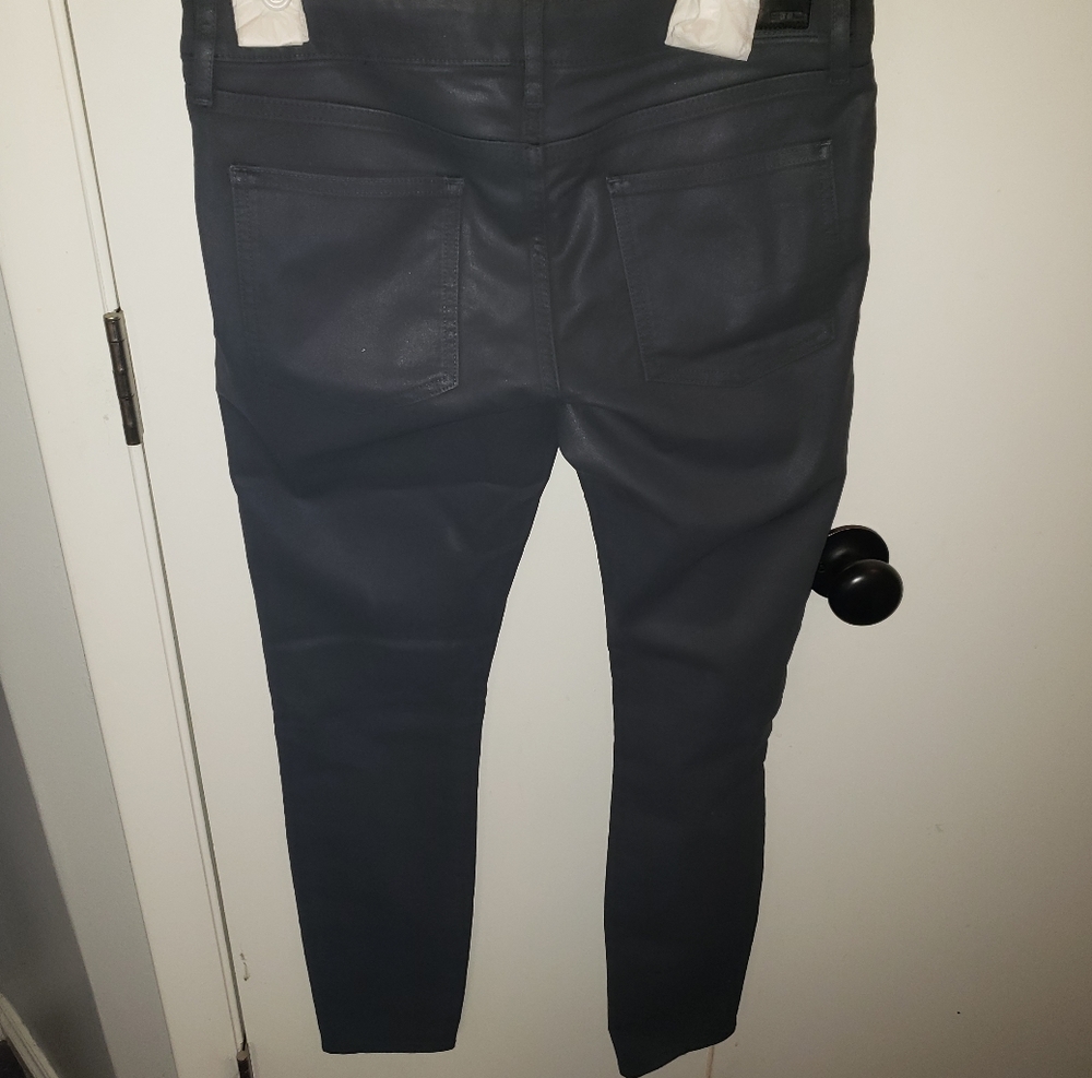 Elie Tahari 29 Audrey faux leather gray leggings - Picture 4 of 15